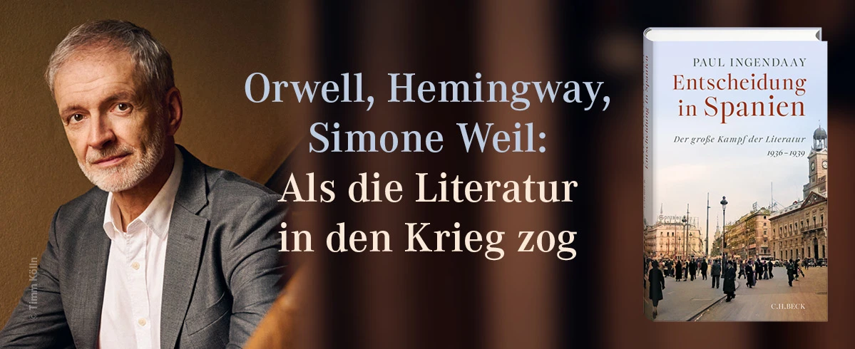 Banner für Paul Ingendaays Buch "Entscheidung in Spanien"