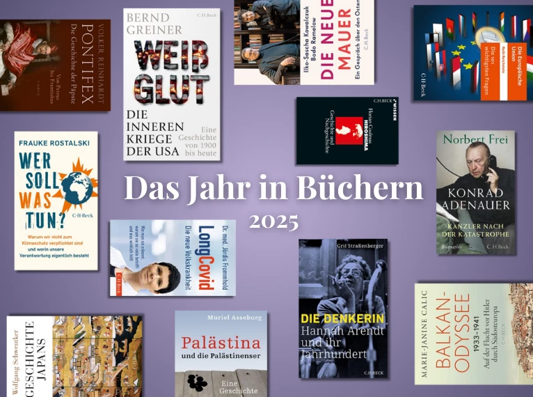 Banner für das Jahr 2025 in Büchern
