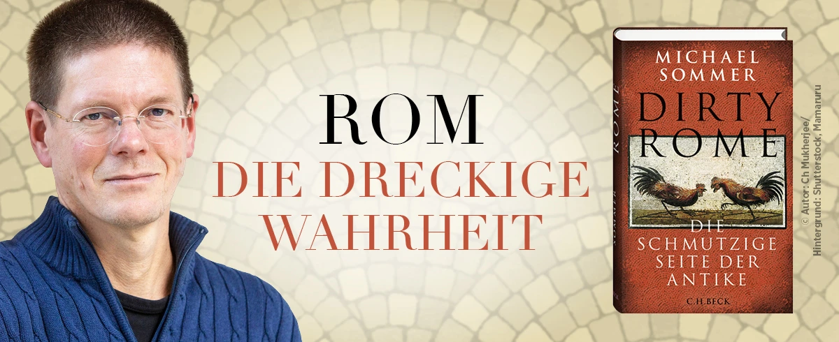 Banner für das Buch "Dirty Rome" von Michael Sommer