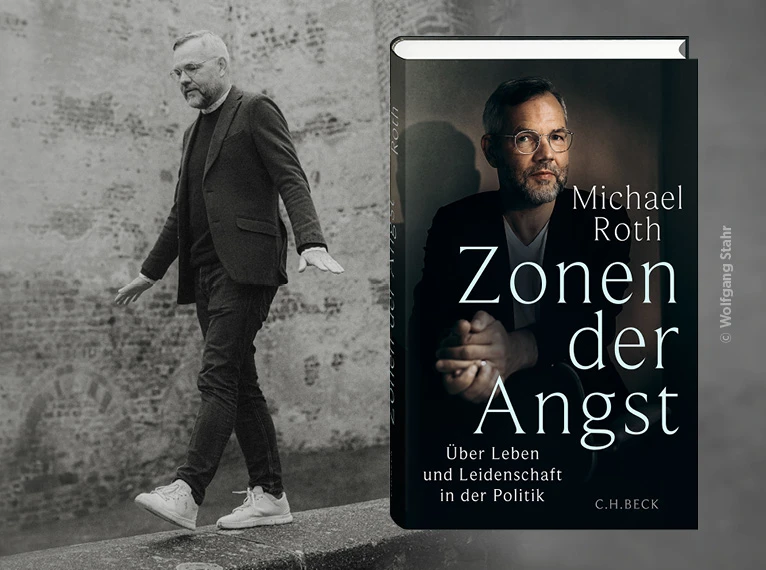 Banner für das Buch "Zonen der Angst" von Michael Roth