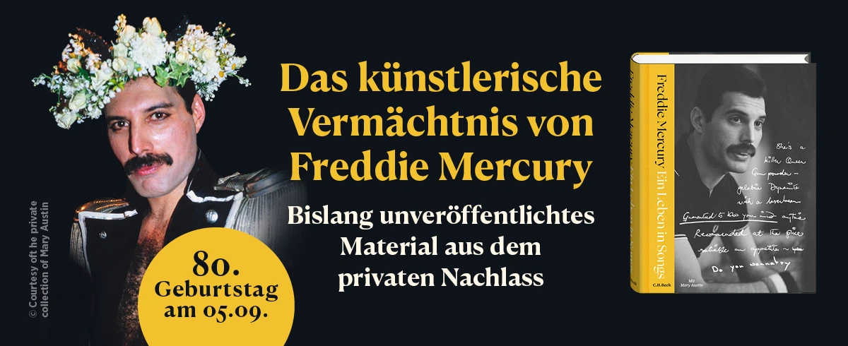 Banner für"ein Leben in Songe" von Freddie Mercury und Mary Austin